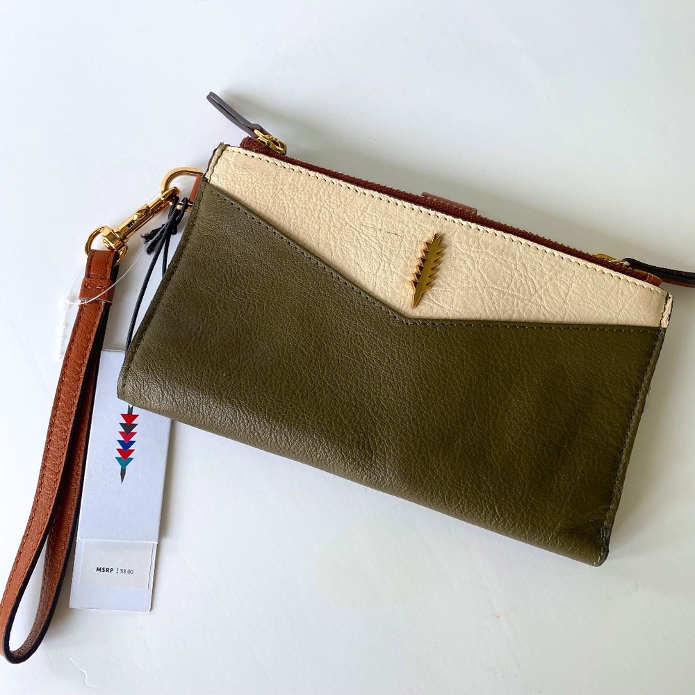 Thacker NEW Leather Wristlet Wallet